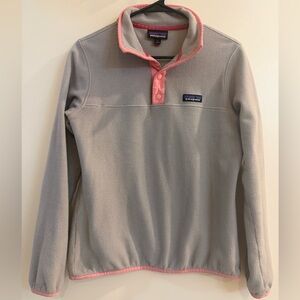 Patagonia Fleece with Pink Trim